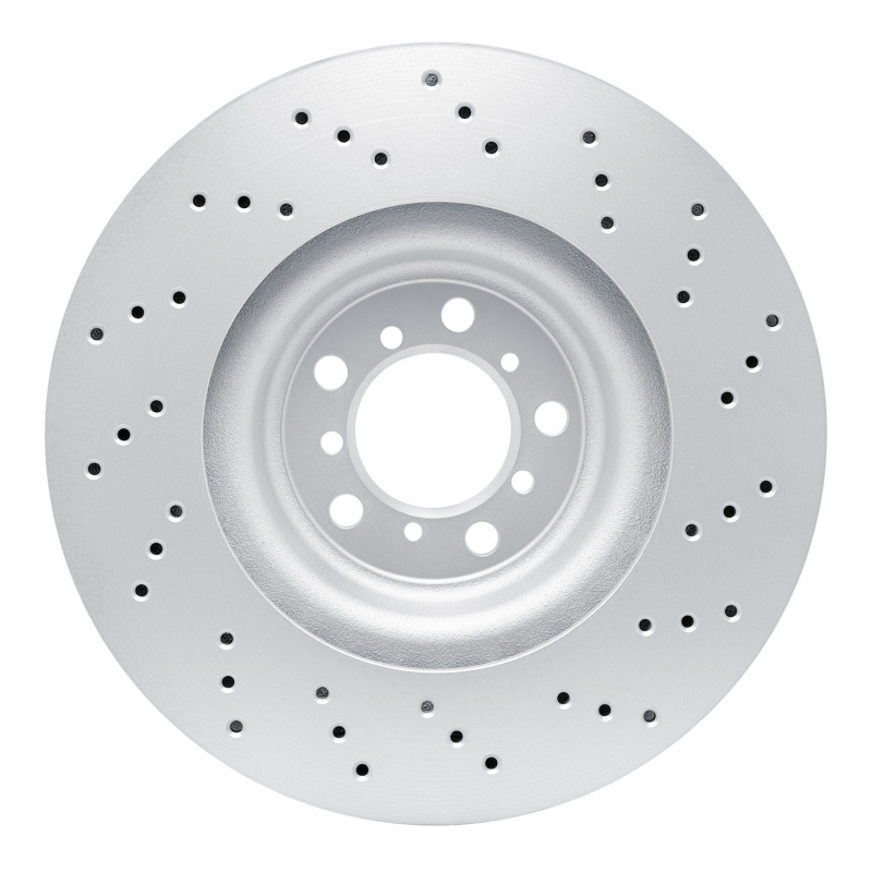 BMW M4 Brake Rotor (1) - Front Left - R1 Concepts - GEOSPEC Coated Rotor - Drilled - `15-`20